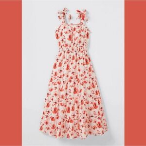 Matilda Jane Enchanted Garden Summer Siesta Poppy Maxi Dress Cottage Medium